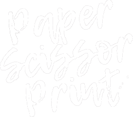 Paper Scissor Print // Calgary